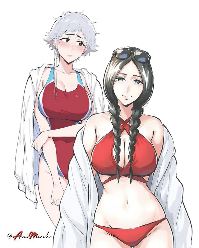 Swimsuit Unohana & Isane (KURO)