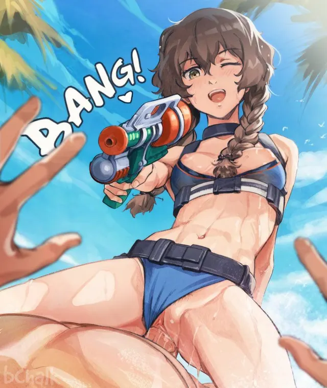 The water gun fight got a bit out of hand