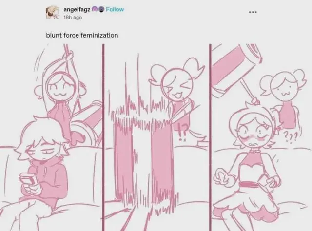 Blunt force feminization