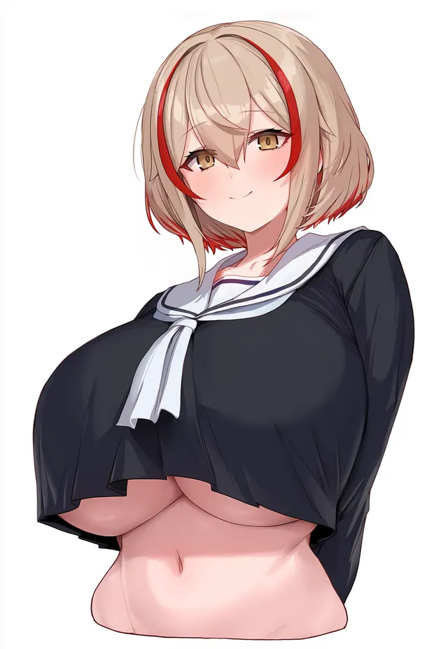 Roon packin some serious weaponry underneath [Azur Lane]