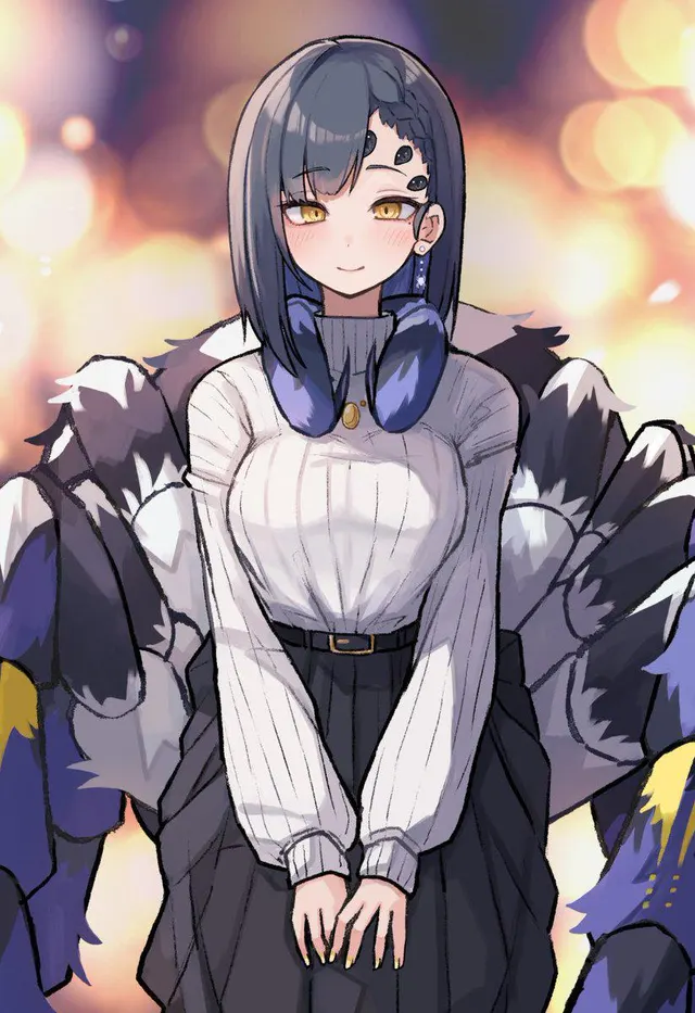 Meeting up for a date with Arachne-senpai