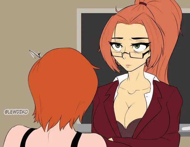 when in doubt…you can always rely on the pendulum (@lewdzko’s oc)[mrs. erickson]