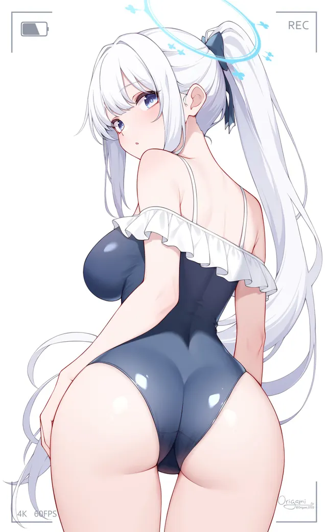 Swimsuit Miyako's ass