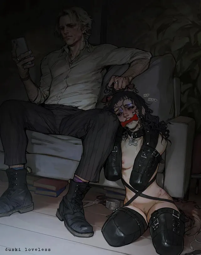 Every man on earth deserves to have his submissive wife bound and gagged like a pet.