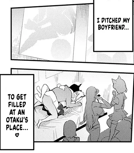 LF Mono Source: "I ditched my boyfriend..." "To get filled at an otaku's place"