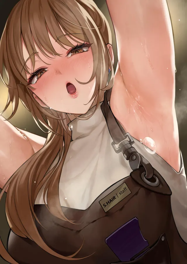 Sniffing her pits every day after her shift is over (mute89539160)