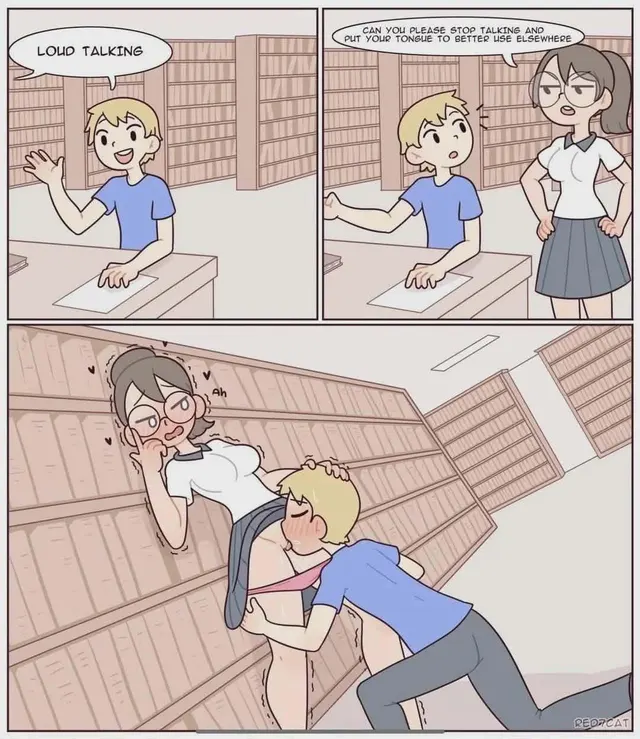 Quiet in the library