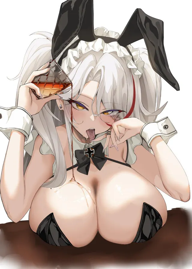 Spilling on Prinz’s boobs (satou daiji)