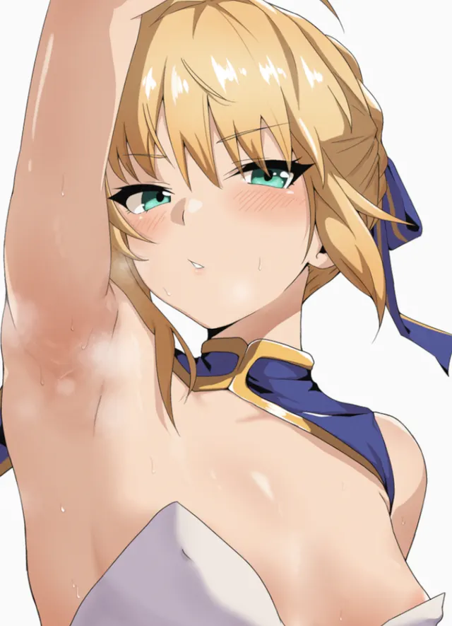 Bury your face in Saber's sweaty pit [Fate/stay night] (Neinlol)