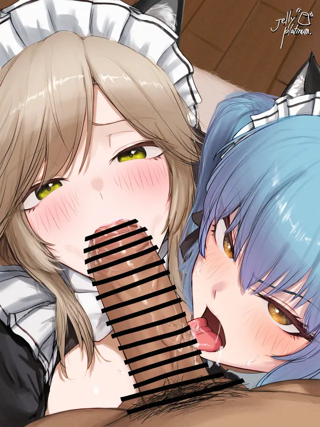 Privaty and Ade sharing a cock (jelly platinum)