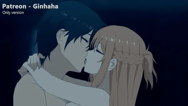Kirito and Asuna making love