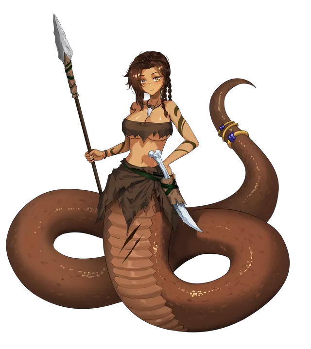 Lamia Huntress (OC) by Knight Fang