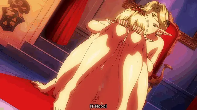 Elven princess loses her virginity to human cock. (Kyonyuu elf oyako saimin)