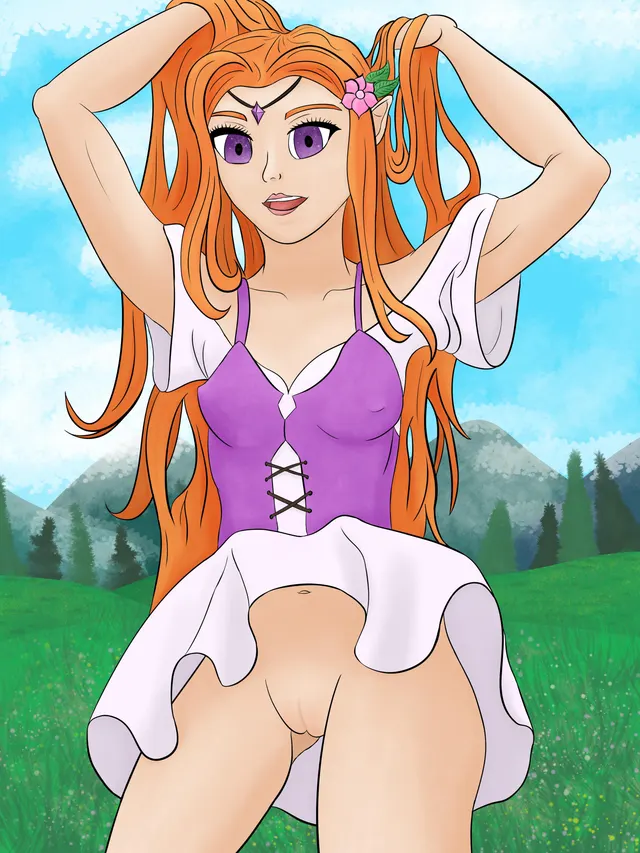 Ruby enjoying the meadow breeze (hctfnt)[OC]