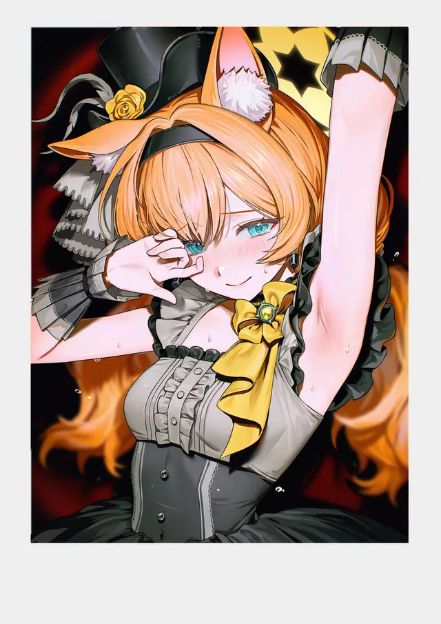 Idol Mari's lewd armpits [Blue Archive]