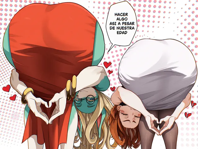 Ippan Josei & Uraraka Heart pose (Vlizz)