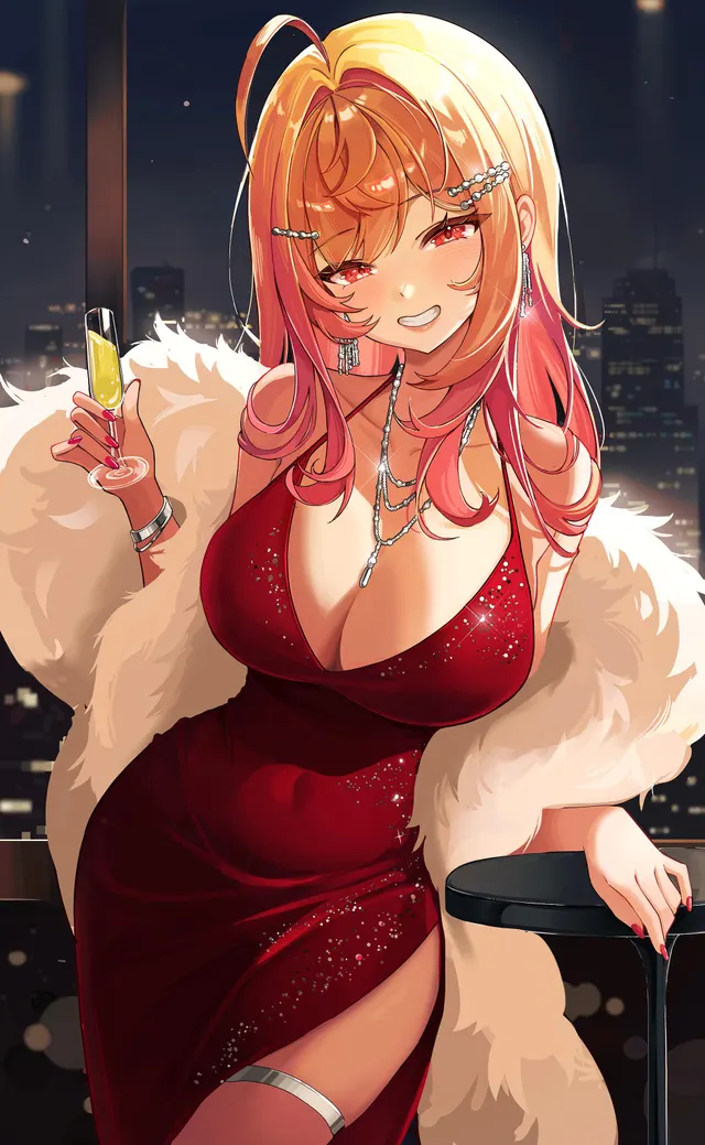 Red dress Ririka (@5kukuu) [Hololive]