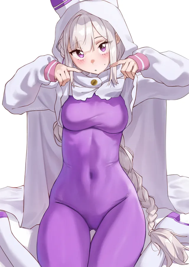 Emilia's skin tight suit