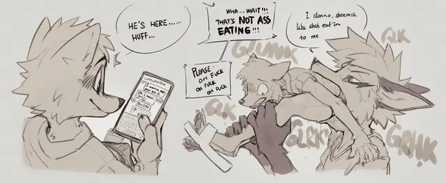 {Image} Is this ass eating? (🎨By LunLunFox)