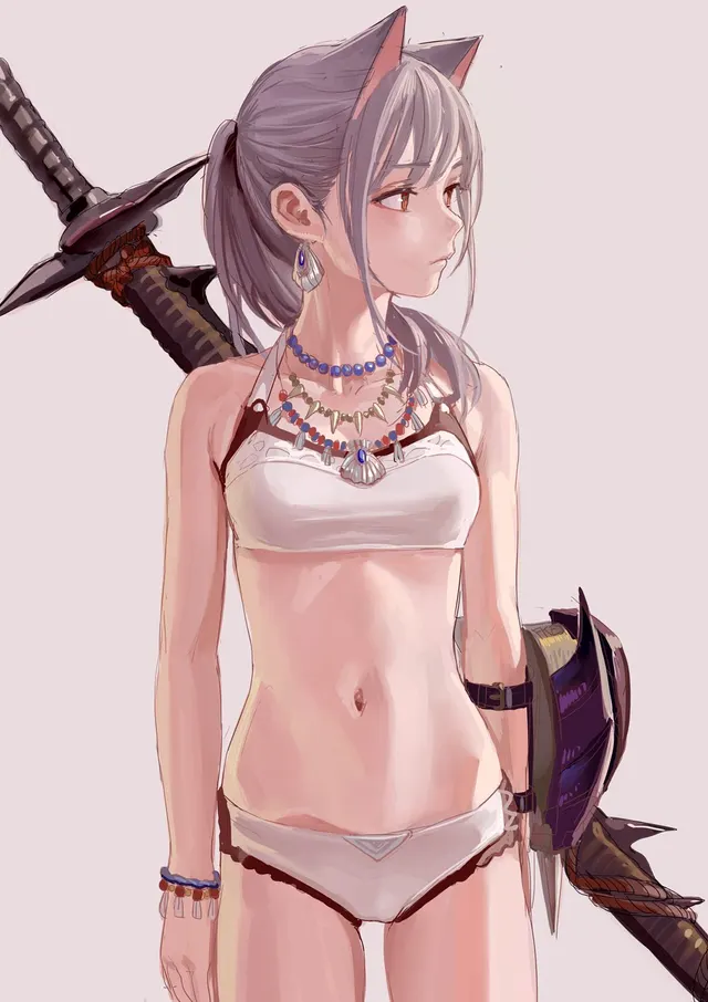 Nekos showing their midriff is my religion [Original]