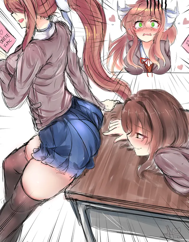 Happy April Fools! (Monika and FeMC)