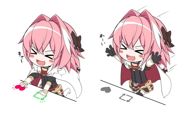 Chibi Astolfo is one of the cutest things ever.
