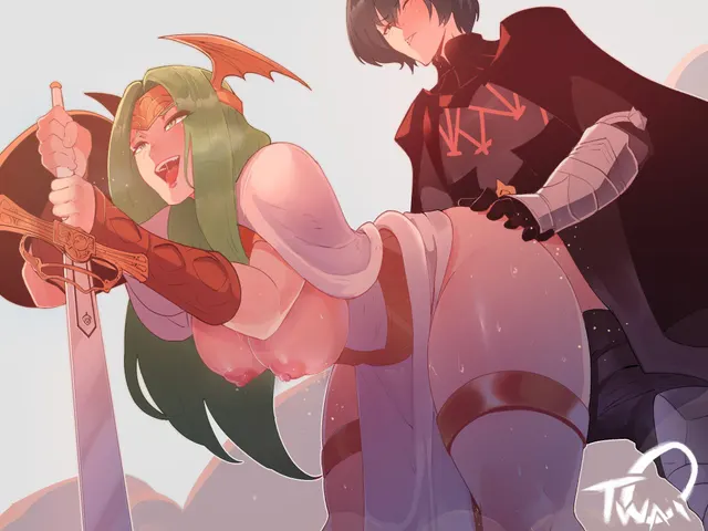 Seiros and Byleth having sex on the battlefield (TWAQ)
