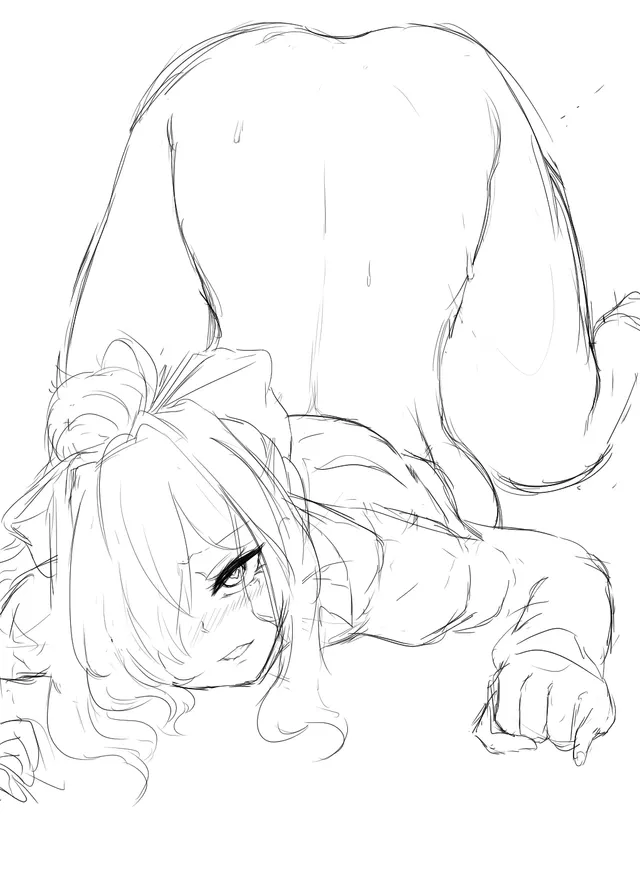 I heard this place was dying so I drew a quick monika lewd