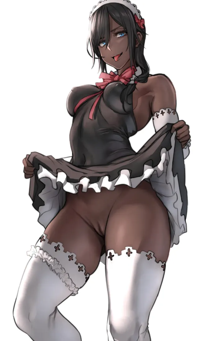 Wonderful view from a hot af maid