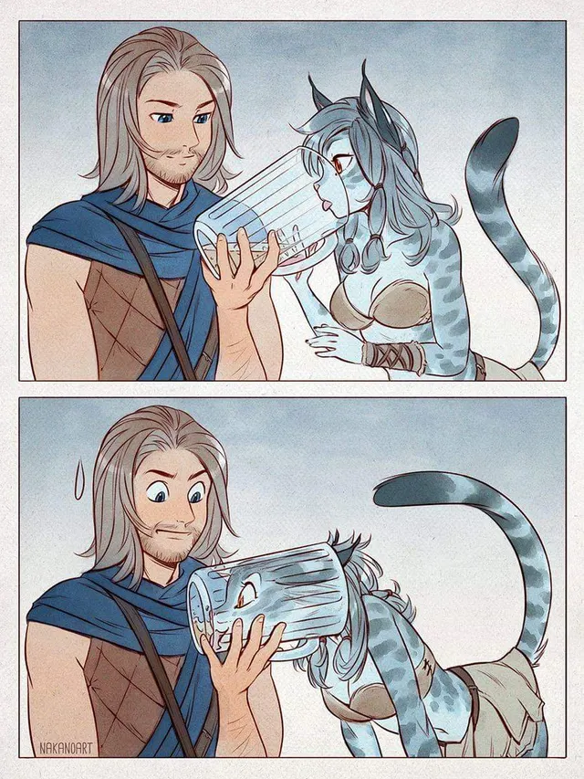 A kajhiit being adorable