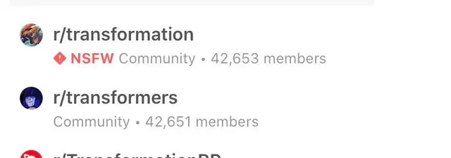 VERY IMPORTANT - r/transformation has surpassed r/transformers in members.