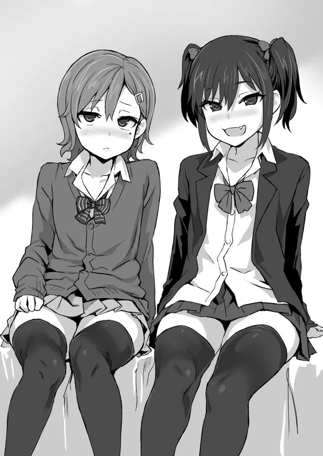 Just two dudes chillin. Nothing going on here.