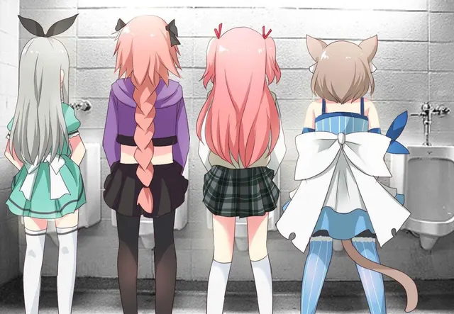 Taking a leak with the boys