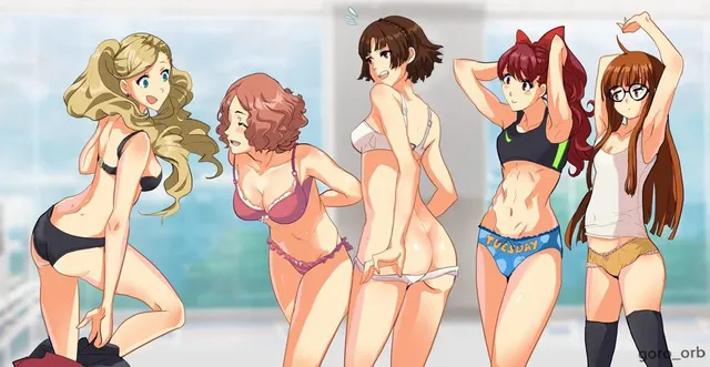 The P5R girls together
