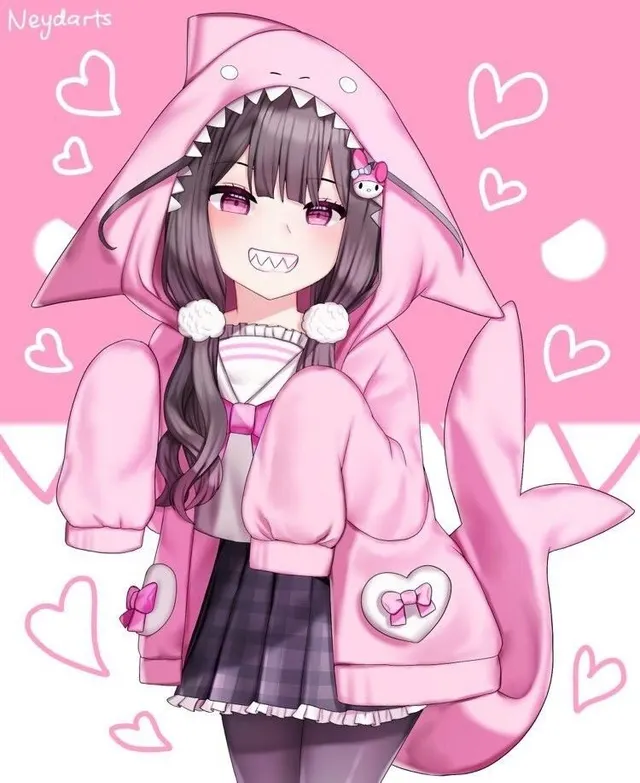 Cute shark Moenaomii