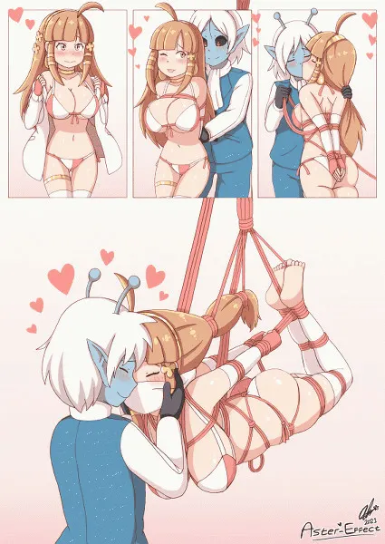 Bondage and cuddles