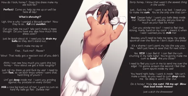 You and Futa Wife are ready go out for the night! But she has one "Little Problem" [Futanari] [Male ON futa]