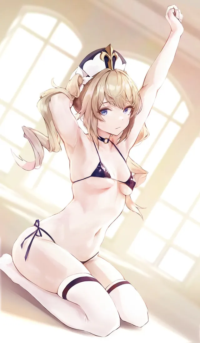 Barbara in bikini [Genshin Impact]