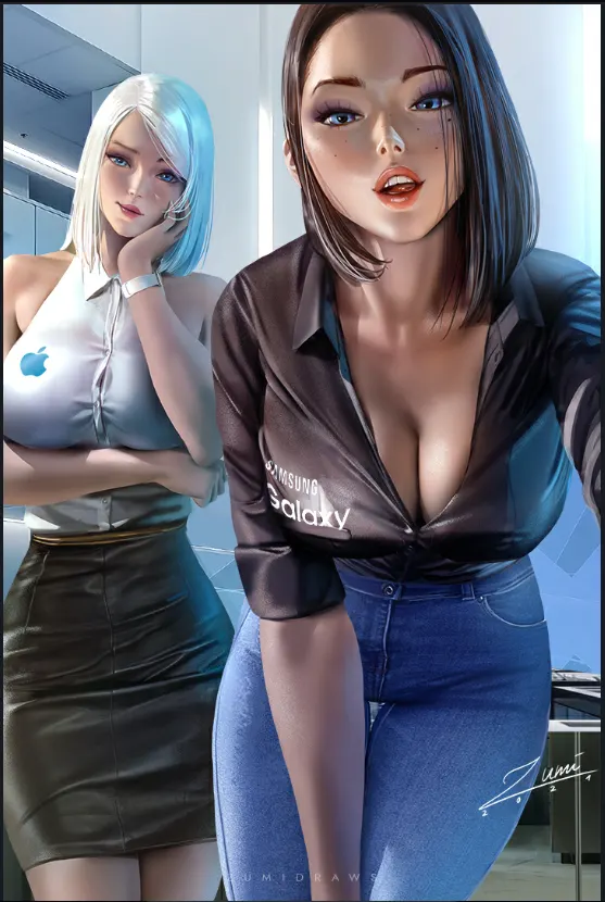 Abby & Samantha selfie