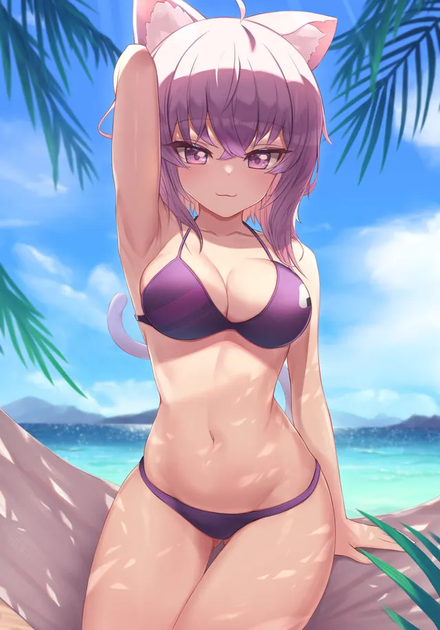Okayu in bikini [Hololive]