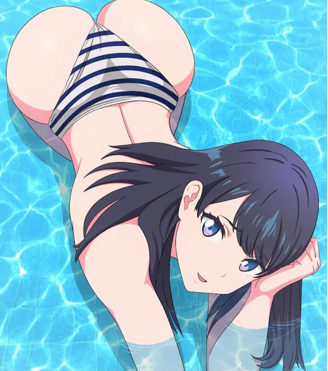 Rikka at the beach