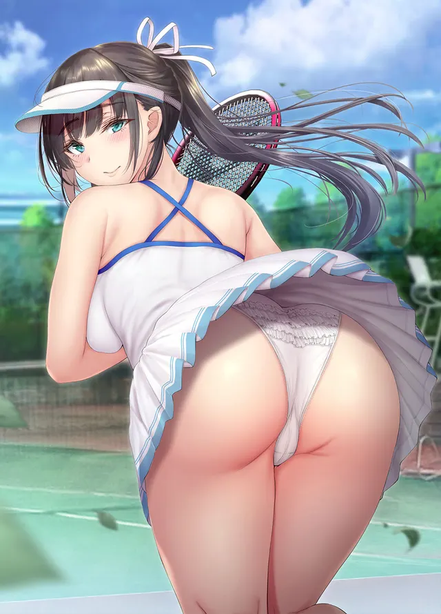 A tennis club senpai