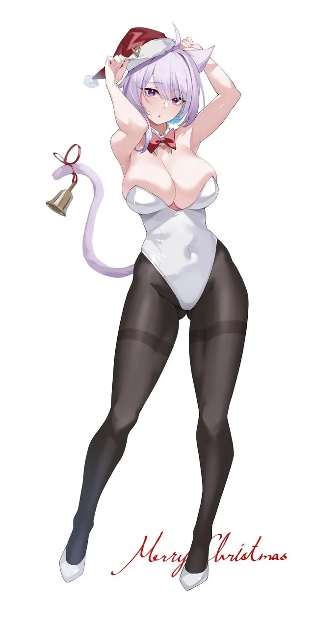 Neko in a bunny suit