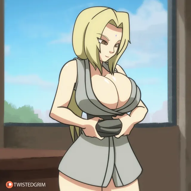 Tsunade undressing