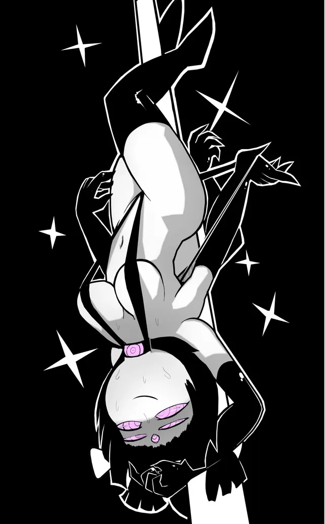 "Yes, Keep dancing~" Muffet hypnotized Pole Dancer (by @souldroids on Twitter)