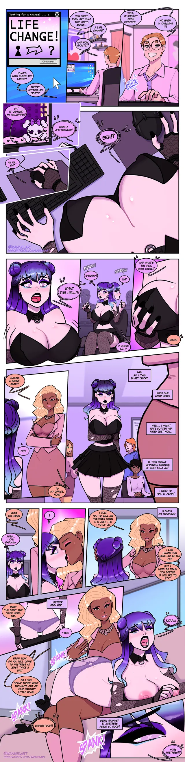 LIFE CHANGE:The New Office Girl by KannelArt