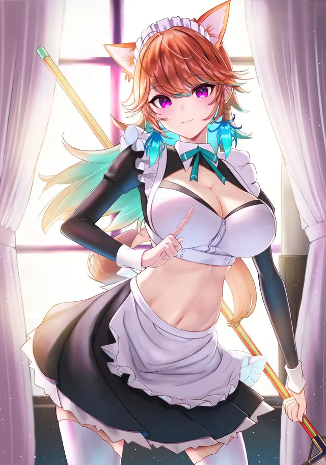 Half Phoenix/Cat Maid Kiara