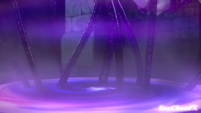 Solo Leveling Cha Hae In slithered by tentacles