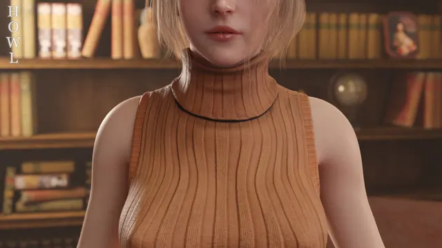 Between Ashley's thighs