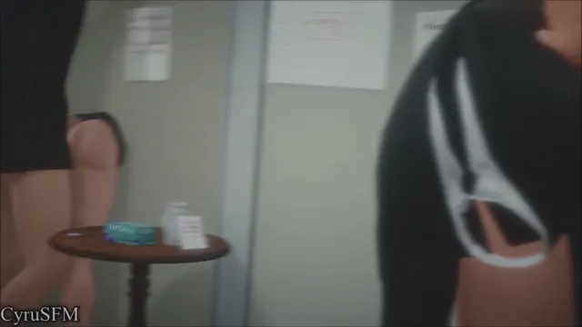 Honoka gets used while on a video meeting 